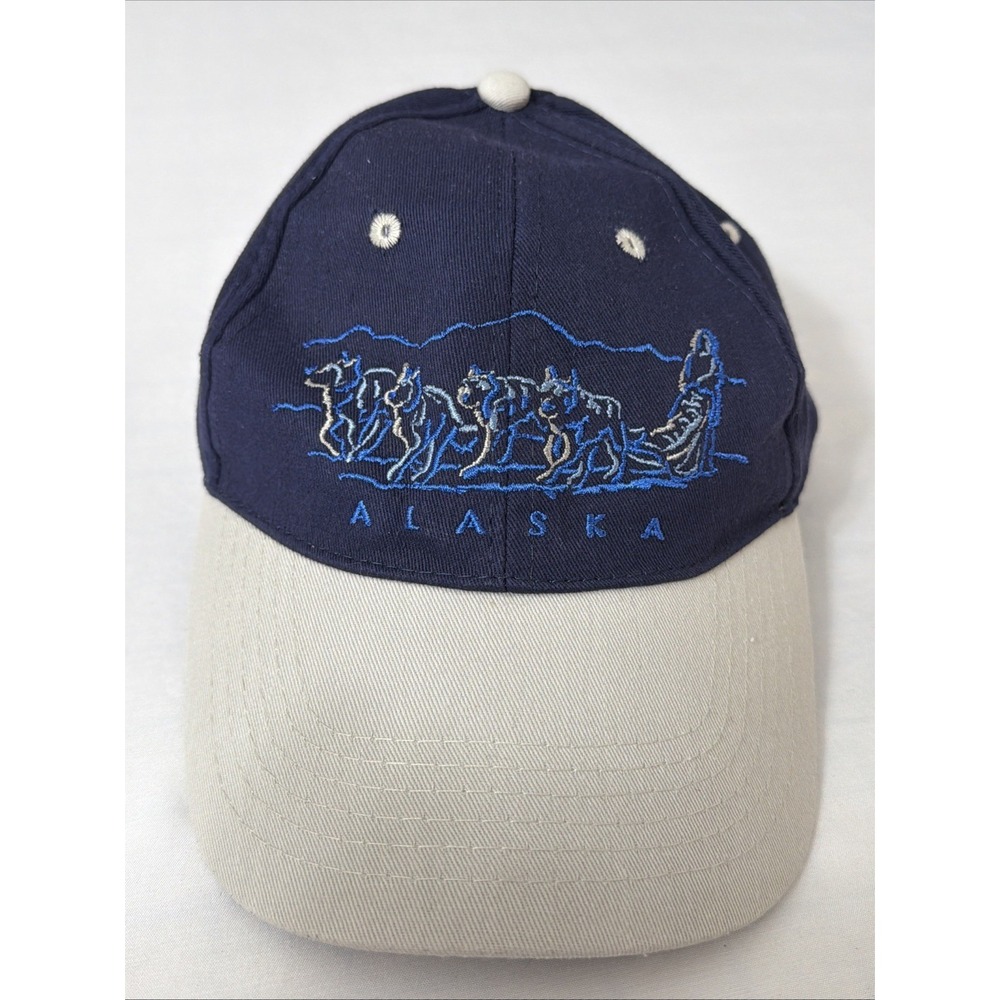 Alaska Embroidered Blue Adjustable StrapBack Baseball Hat Cap One Size Fits Most
